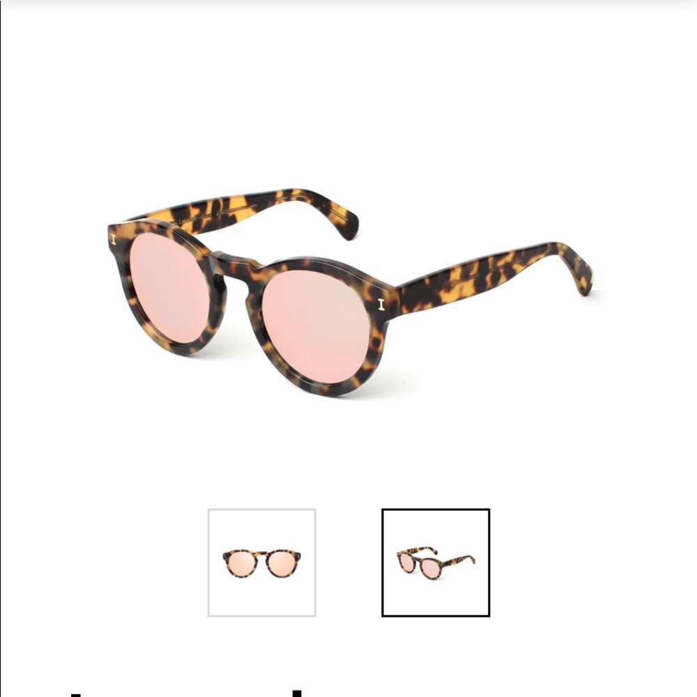 Illestava Leonard Sunglasses is Tortoise/ Rose Mirror! 🕶😎